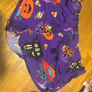 Disney Purple and Yellow Halloween Shorts